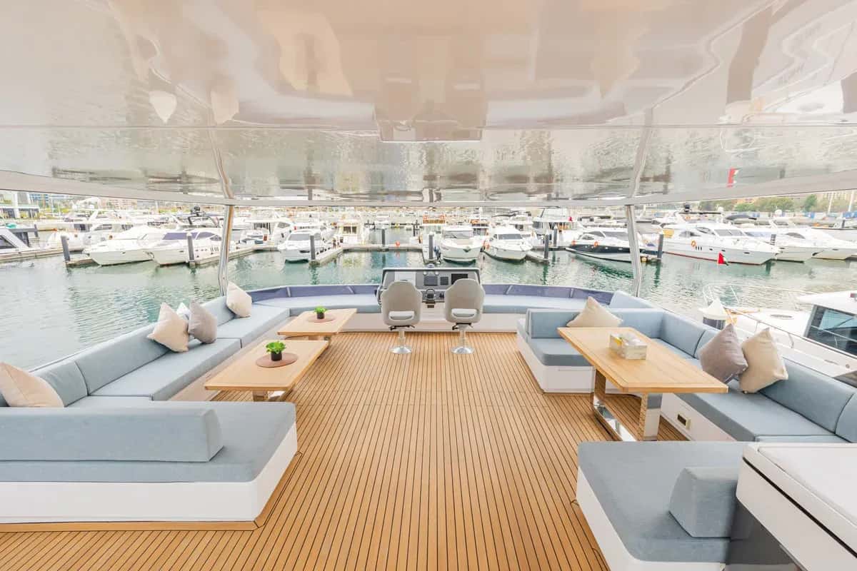 Lucia Yacht interior