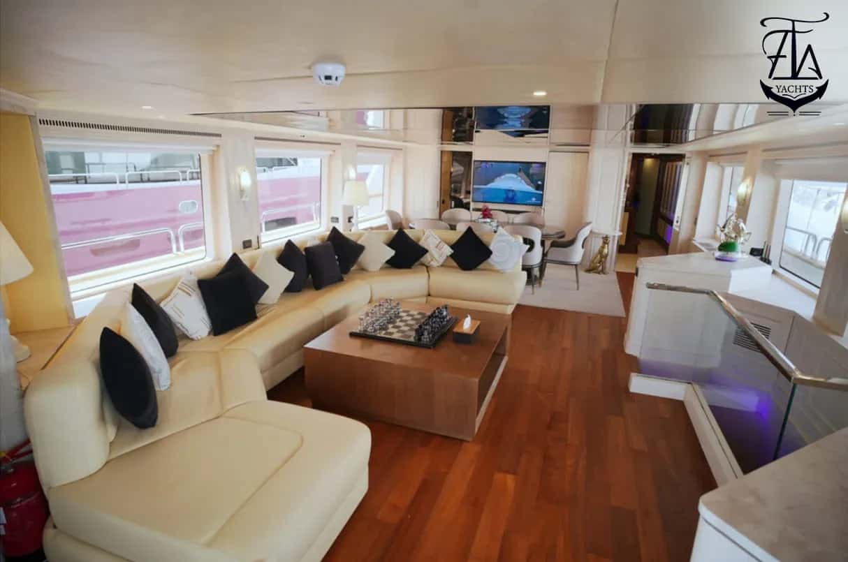 Atlas yacht in Dubai Marina