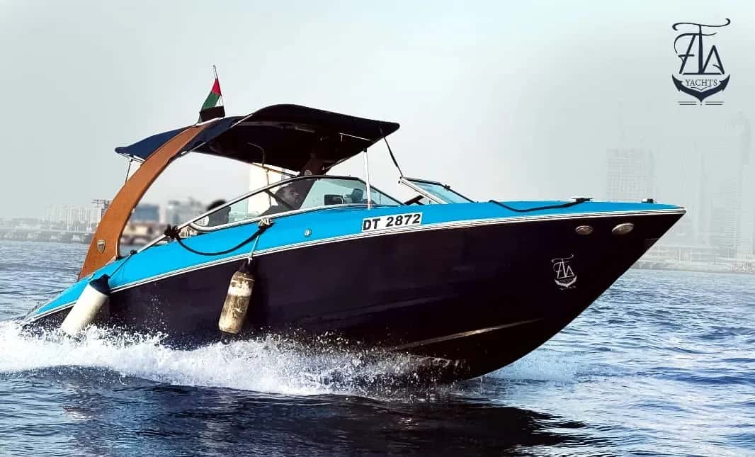 Blue Safari speed boat in Dubai