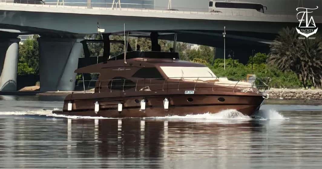 Nautlce 78 yacht in Dubai Marina