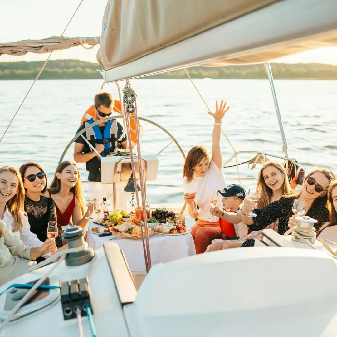 Corporate groups on a yacht in Dubai