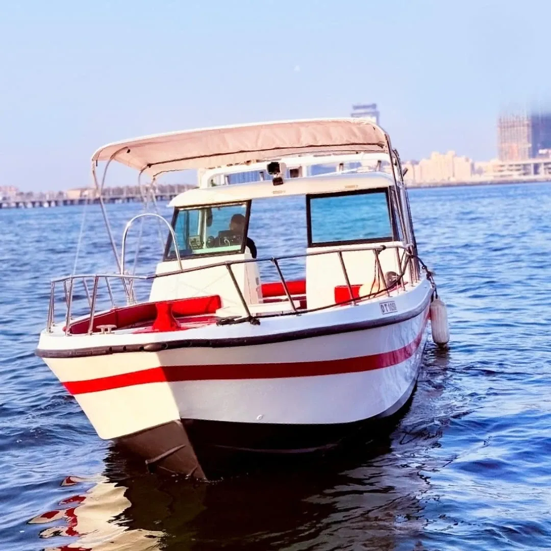 Red Safari fishing boat